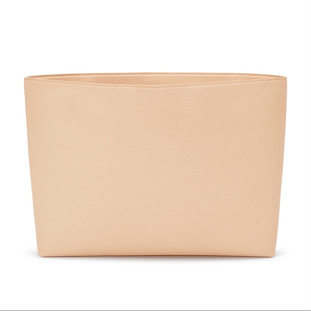 Tote Large Organizer Insert in Blush Microsuede